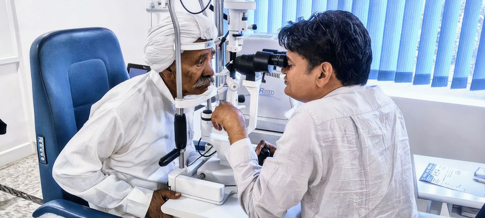 Patient Eye Checkup